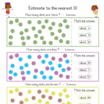 1st Grade Math Estimation Worksheets PDF Rounding And Estimation