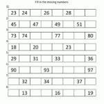 1st Grade Math Worksheets Counting By 1s 5s And 10s