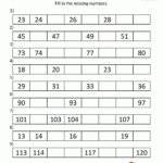 1st Grade Math Worksheets Counting By 1s 5s And 10s