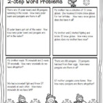 2 Step Addition And Subtraction Word Problems 2nd Grade Worksheets