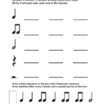 20 Rhythm Counting Worksheet Pdf