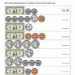 2nd Grade Money Worksheets Up To 2 Counting Money Worksheets Up To 1