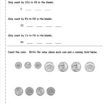 4 Free Math Worksheets Third Grade 3 Counting Money Money Words To