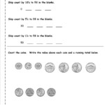 4 Free Math Worksheets Third Grade 3 Counting Money Money Words To