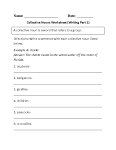 Count And Mass Nouns Worksheets For Grade 1 Download Worksheet ...