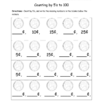 Count By 5s Worksheets Printable Activity Shelter