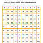 Counting 1 100 Worksheet