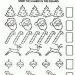 Counting Activity Sheet Christmas Objects Christmas Worksheets