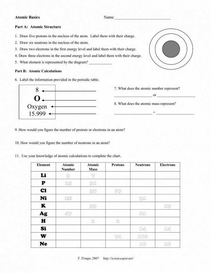 Counting Atoms Worksheet Counting Atoms Worksheet Counting Atoms 