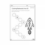 Counting backwards from 10 worksheets Melloo Counting Backwards