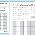 Counting Forward And Backward By Tens Worksheet