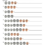 Counting Pennies And Nickels Worksheets For First Grade Worksheets Master