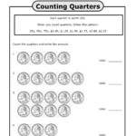 Counting Quarters Worksheets Bing Images Homeschool Pinterest