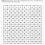 Counting To 100 Assessment Worksheet Have Fun Teaching