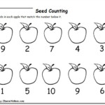 Counting Worksheets 1 10 With An Apple Theme Writing The Number Of