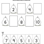 Cut And Paste Number Sequence 1 10 Printable MyTeachingStation