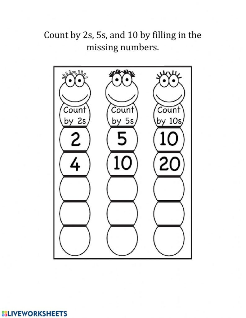 Counting In 2s 5s And 10s Worksheet Year 1 CountingWorksheets