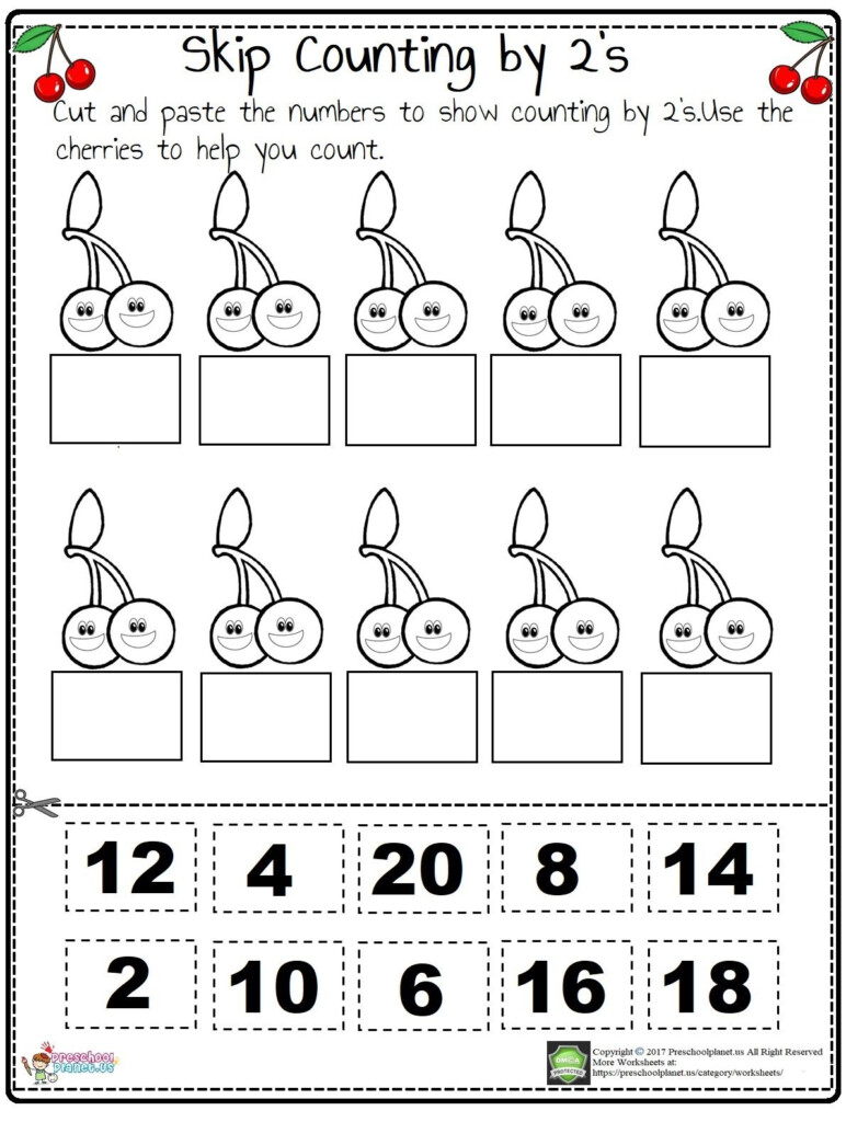 Free Printable Spring Worksheet For Kids Preschoolplanet Counting 