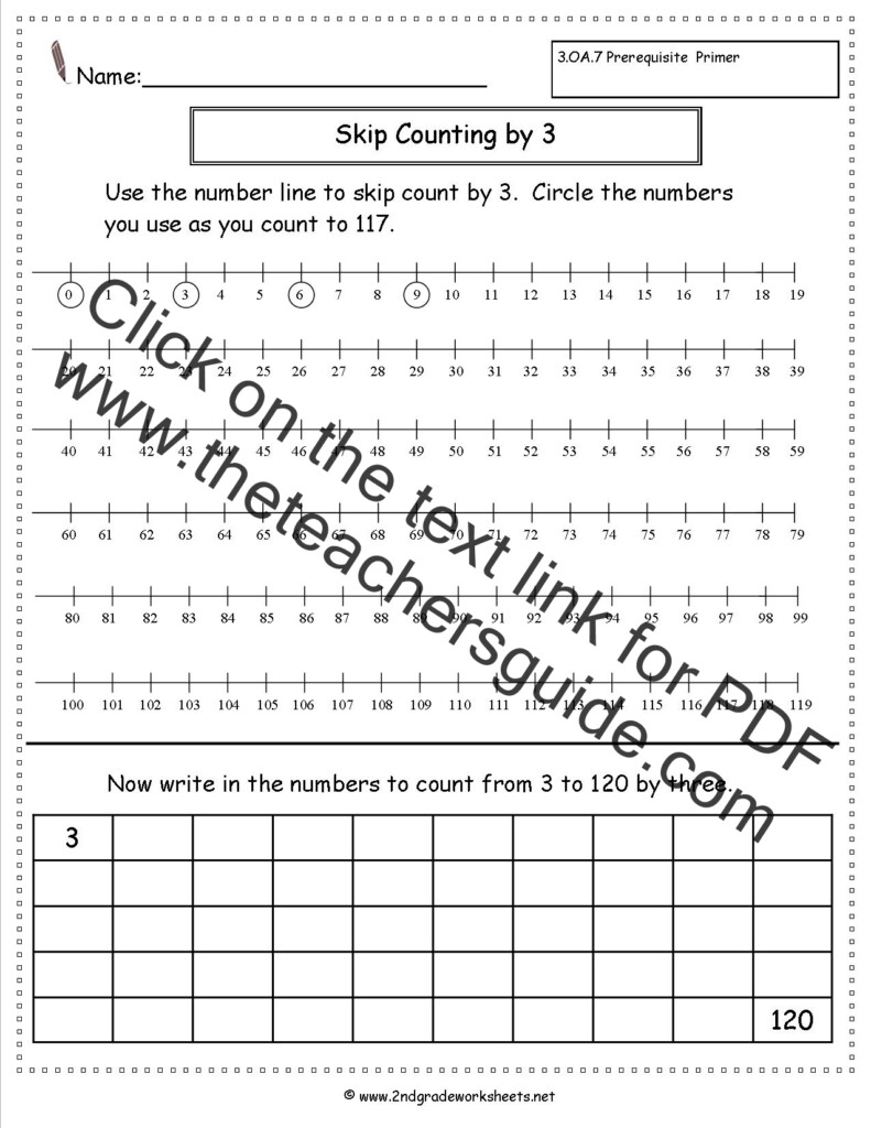 Free Skip Counting Worksheets