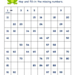 Grade 1 Math Number Worksheets Skip Counting By 1