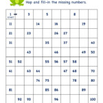 Grade 1 Math Number Worksheets Skip Counting By 1