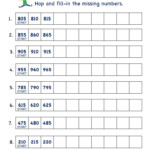 Grade 2 Math Number Practice Worksheets Skip Counting By 5