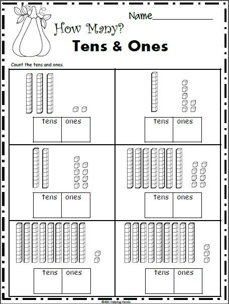 How Many Tens And Ones Fall 1st Grade Math Made By Teachers 