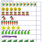 Kindergarten Worksheets Counting Worksheets Count The Number Of