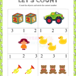 Let s Count 1 3 The Worksheet Factory