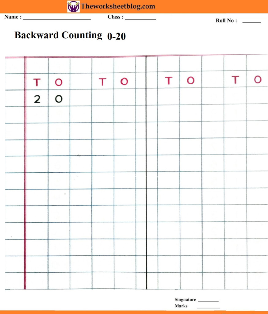 Math Backward Counting Interactive Worksheet Backward Counting 50 1 