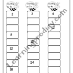 Math Skip Counting Worksheet Multiplication Worksheet Math Tables For