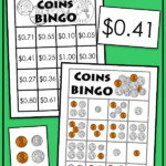 Money BINGO Games Counting Coins Up To 1 00 In 2022 Money Games For