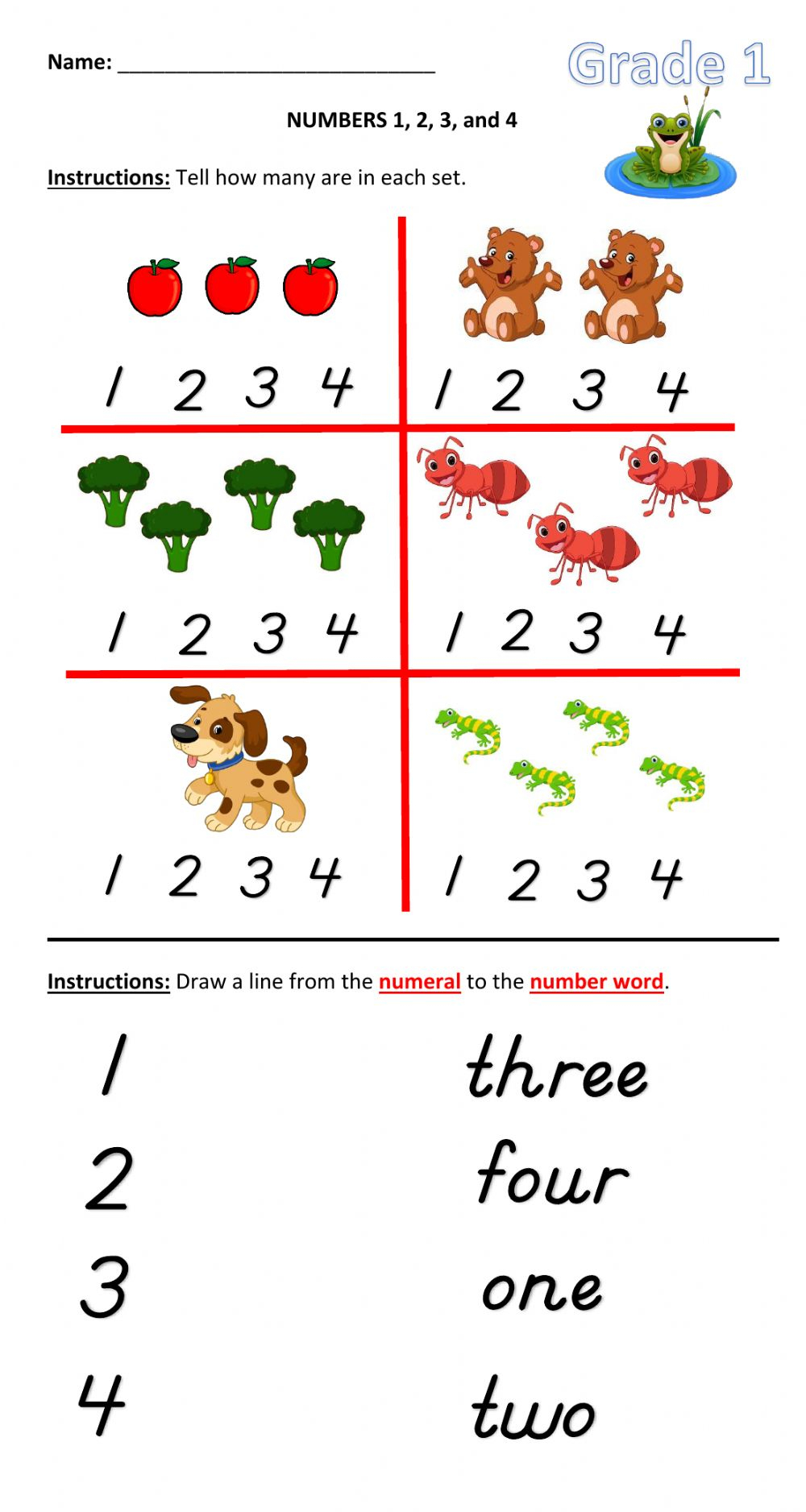 Counting On 1 2 3 Worksheets - CountingWorksheets.com