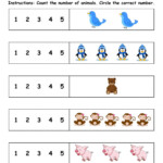 Numbers 1 5 Worksheet For Preschool