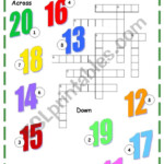 Numbers 11 20 ESL Worksheet By Becia