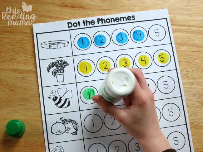 Phonemes Worksheets Dot The Phonemes This Reading Mama