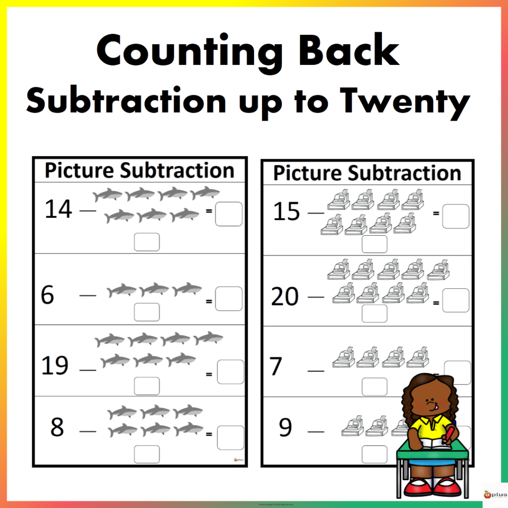 Picture Subtraction Counting Back Madebyteachers In 2020 