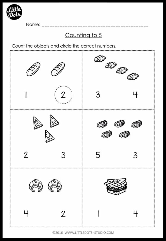 Pre K Numbers 1 To 10 Worksheets And Activities Prek Math Counting 