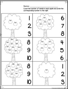 Free Prek Counting Worksheet - CountingWorksheets.com