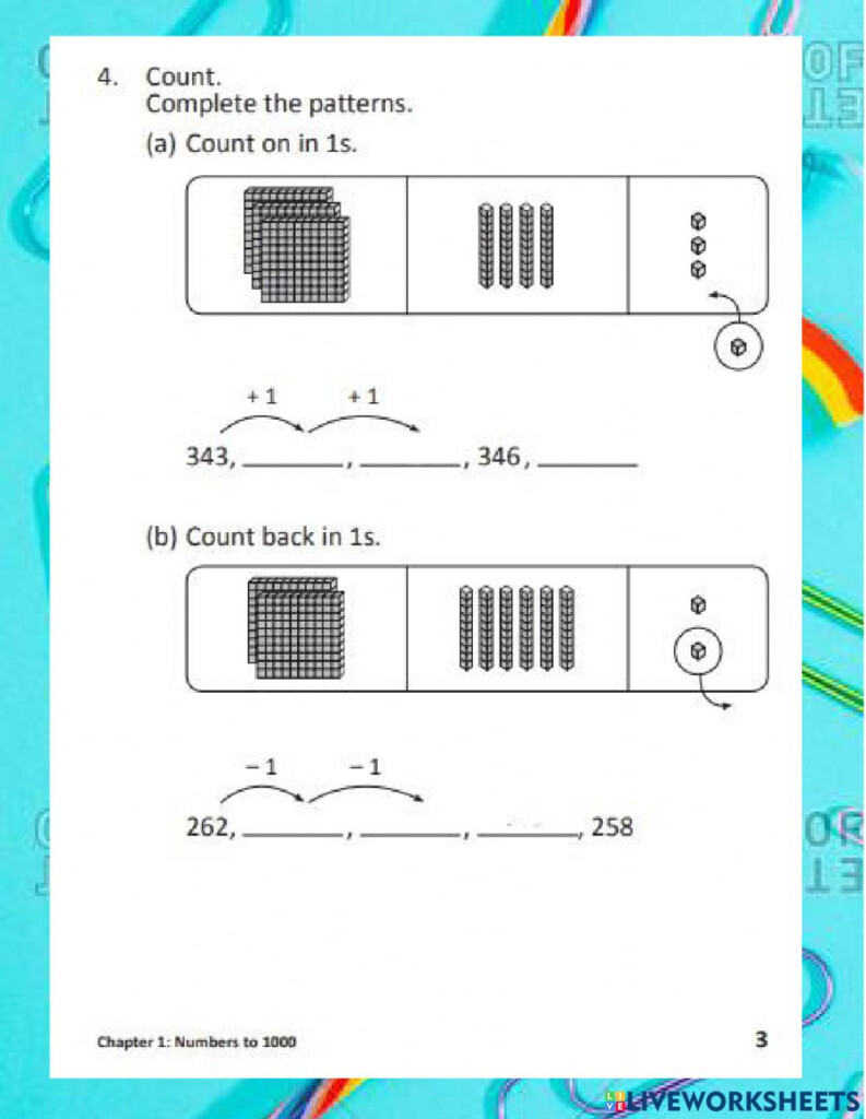 Skip Count 10 50 100 Worksheet