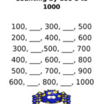 Skip Count By 100s Worksheet