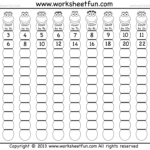 Skip Counting By 2 3 4 5 6 7 8 9 10 11 And 12 Two Worksheets