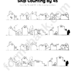Skip Counting By 4s Worksheet Template Printable Pdf Download