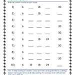 Skip Counting By 6s Worksheet Education Worksheet