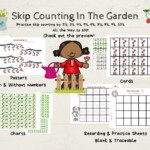 Skip Counting To 100 In The Garden Printable Unit Etsy Number Sense