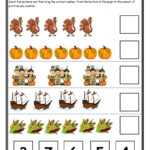 Thanksgiving Counting Worksheet Worksheet