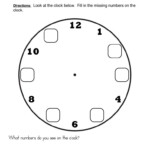 The Clock Worksheet Clock Worksheets Have Fun Teaching Telling Time