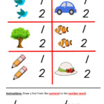 The Numbers 1 And 2 Worksheet
