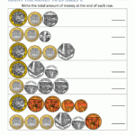 UK Money Worksheets To 5