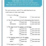 Worksheets About Mass And Count Nouns AMKMNS